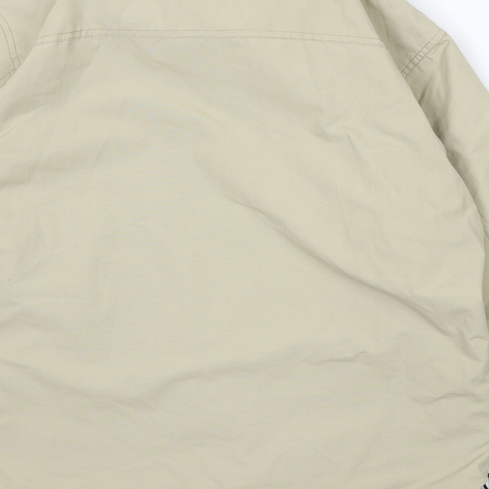 Avenue Womens Beige Jacket Size M Zip