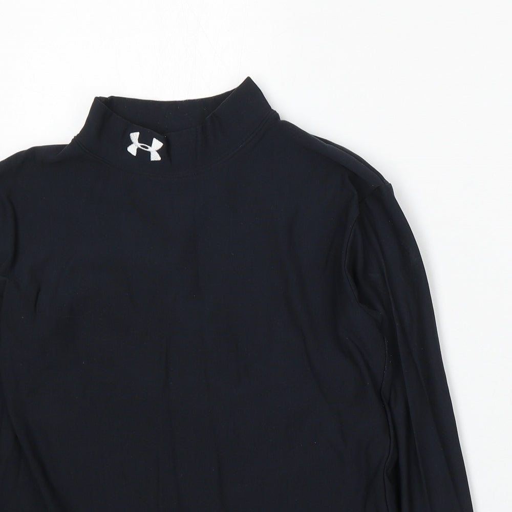 Under armour Boys Black Polyester Pullover Sweatshirt Size XL