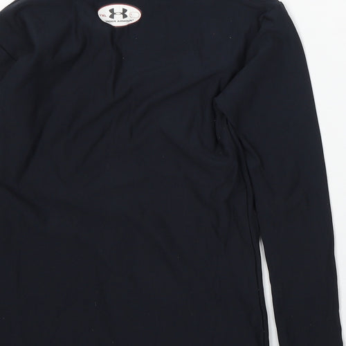 Under armour Boys Black Polyester Pullover Sweatshirt Size XL