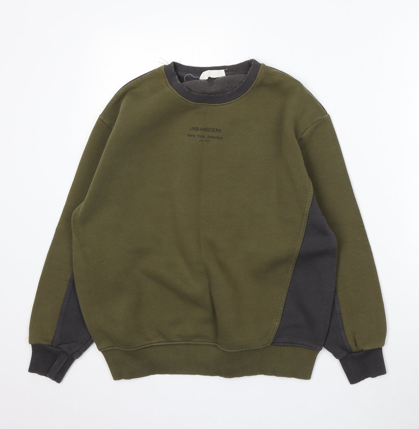 Zara Boys Multicoloured Cotton Pullover Sweatshirt Size 13-14 Years - Urban Riders New York