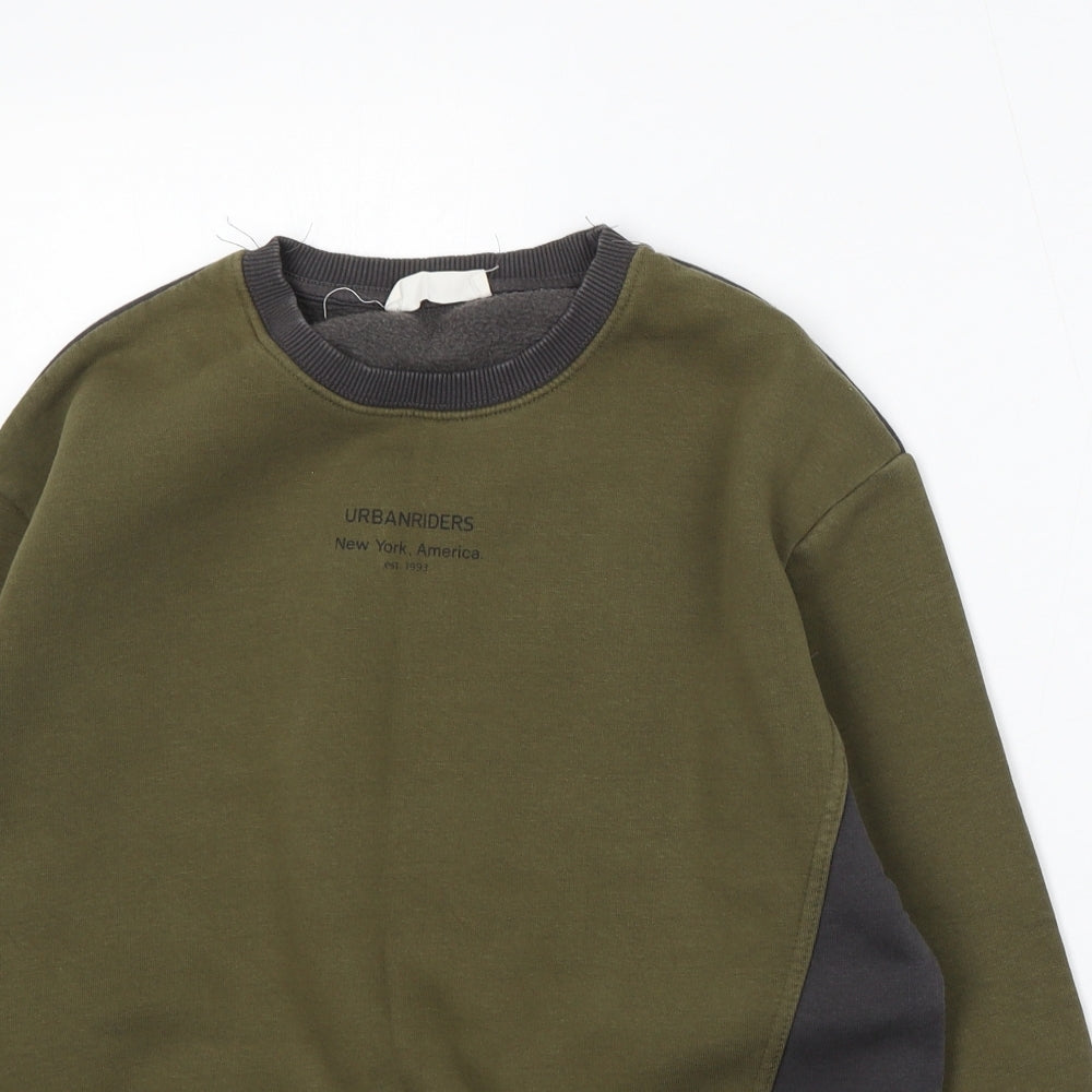 Zara Boys Multicoloured Cotton Pullover Sweatshirt Size 13-14 Years - Urban Riders New York