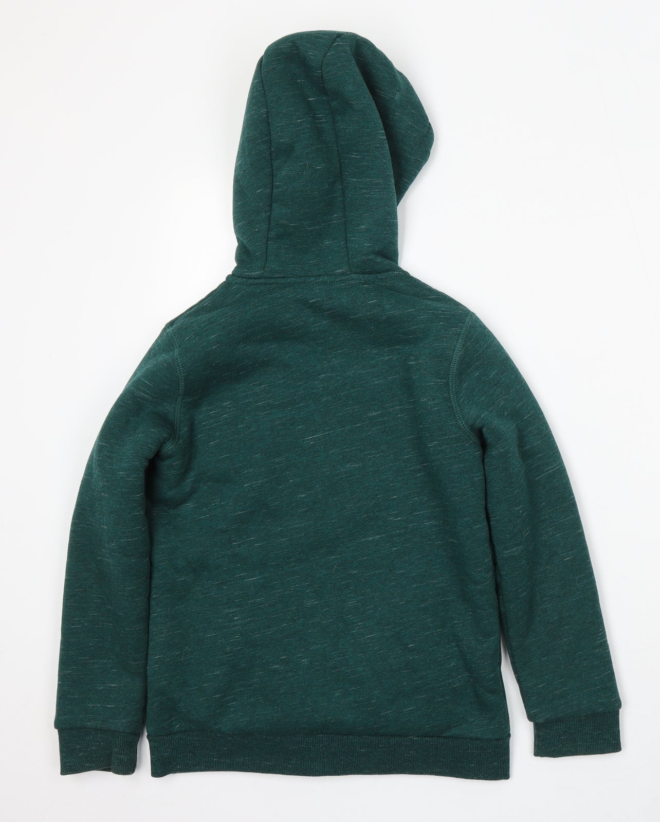 Dunnes Stores Boys Green Cotton Full Zip Hoodie Size 9-10 Years Zip