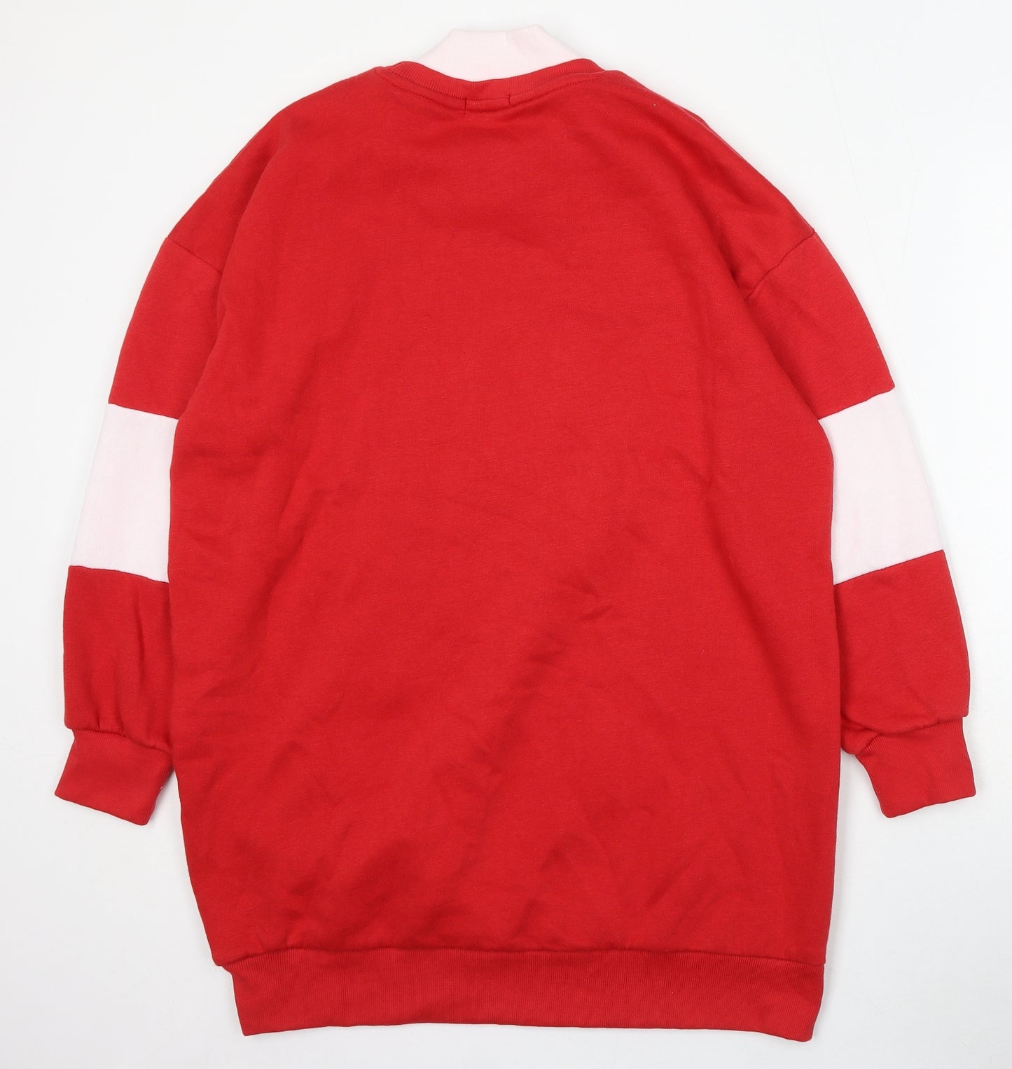 I SAW IT FIRST Womens Red Cotton Pullover Sweatshirt Size 6 - New York University