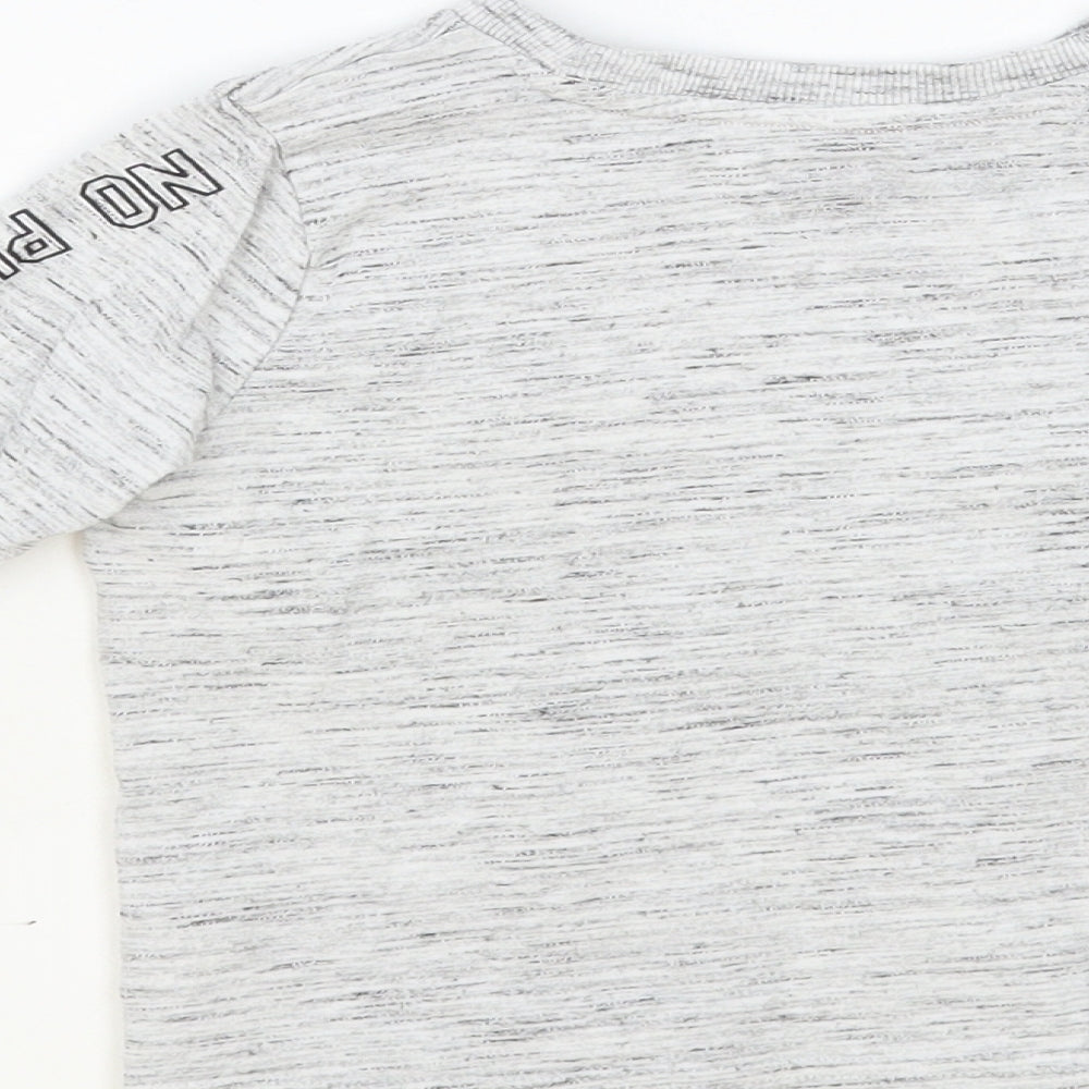 F&F Girls Grey Cotton Pullover T-Shirt Size 2-3 Years Crew Neck Pullover - Paw Patrol
