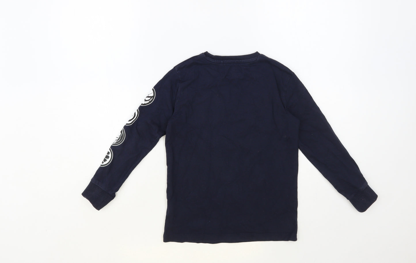 NEXT Boys Blue Cotton Pullover Sweatshirt Size 6 Years Pullover - Marvel Comics