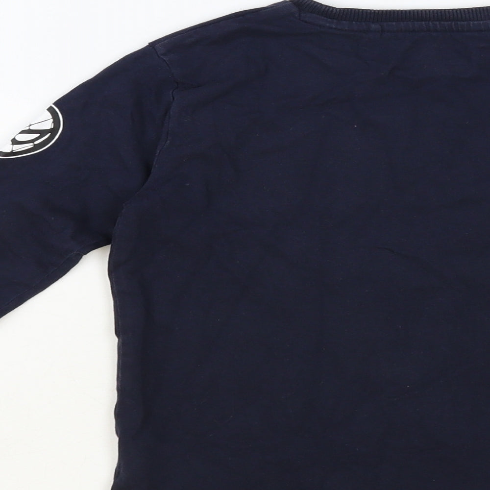 NEXT Boys Blue Cotton Pullover Sweatshirt Size 6 Years Pullover - Marvel Comics
