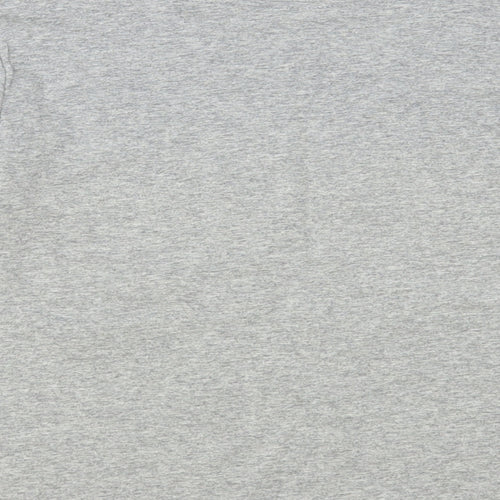 SheIn Boys Grey Cotton Pullover T-Shirt Size 8-9 Years Crew Neck Pullover - Believe In Yourself