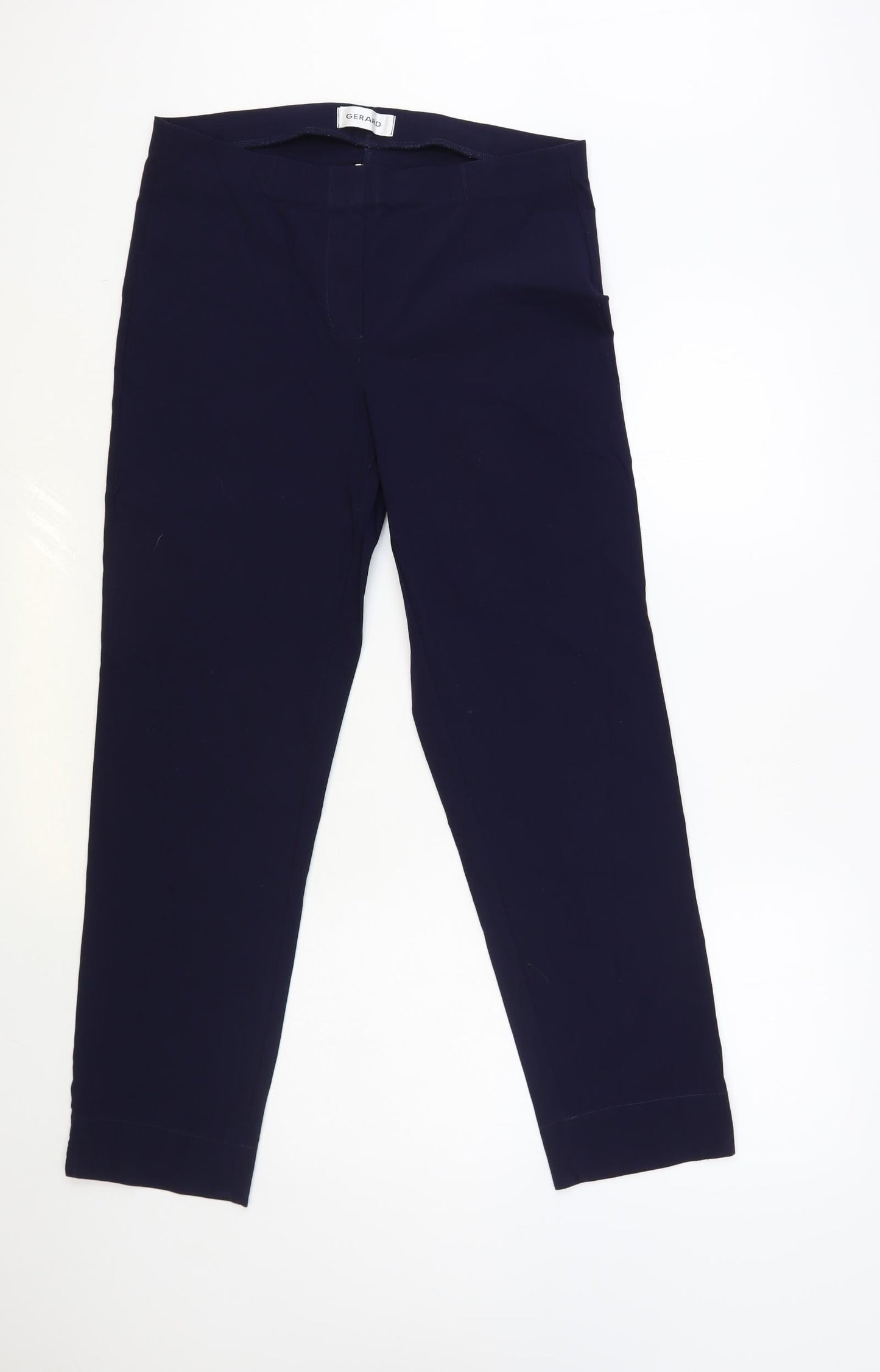 Gerard Womens Blue Viscose Trousers Size 16 L29 in Regular
