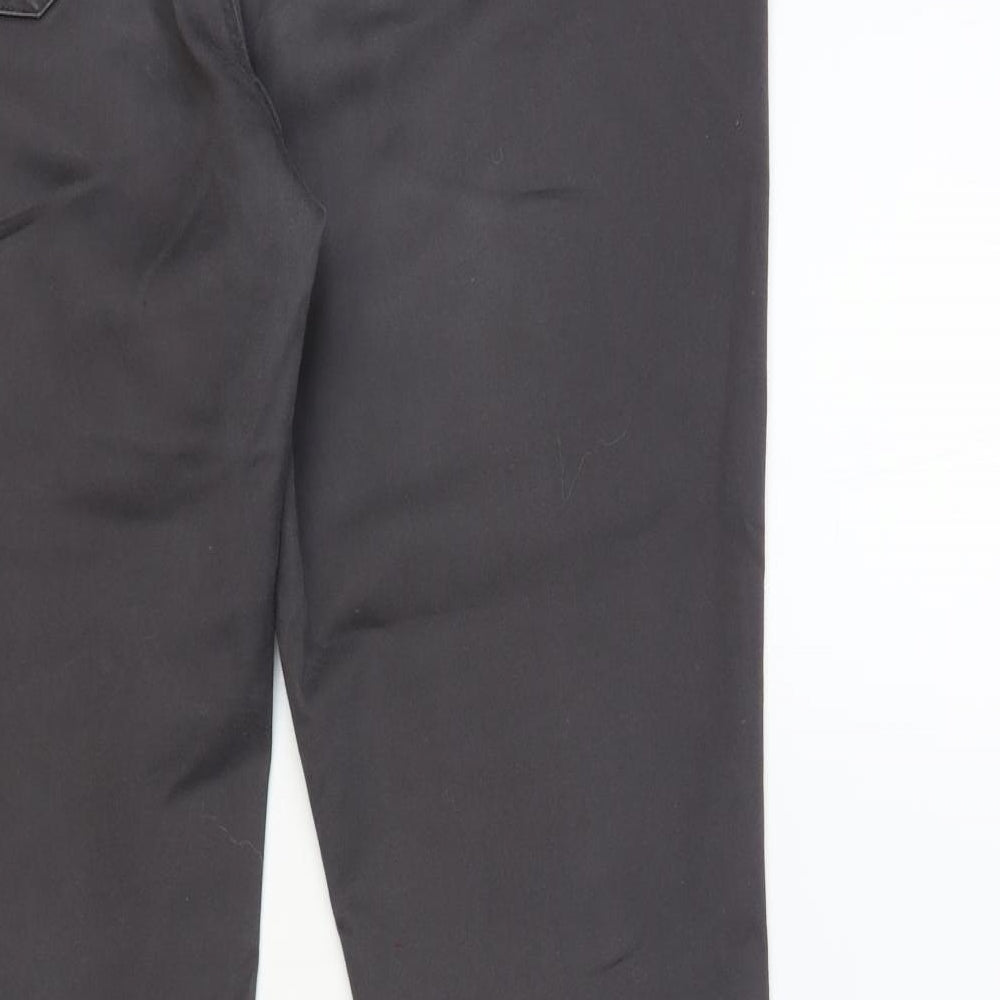 Wallis Womens Grey Cotton Skinny Jeans Size 16 L30 in Regular Button