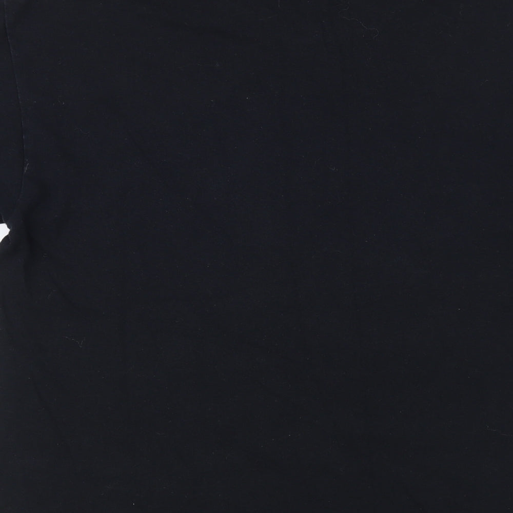 Gildan Mens Black Cotton T-Shirt Size L Crew Neck - Sorry Ladies