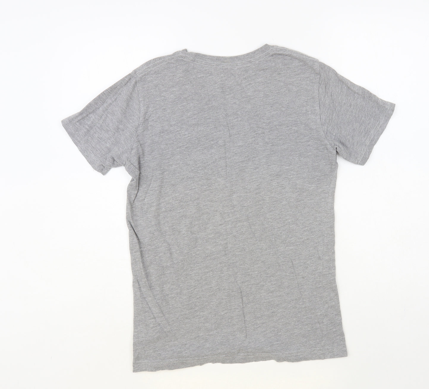 Team Apparel Womens Grey Cotton Jersey T-Shirt Size L Crew Neck - Jacksonville Jaguars