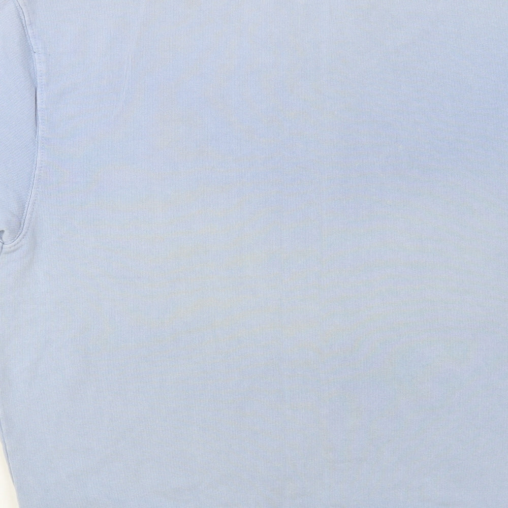 Topman Mens Blue Cotton Pullover Sweatshirt Size XS