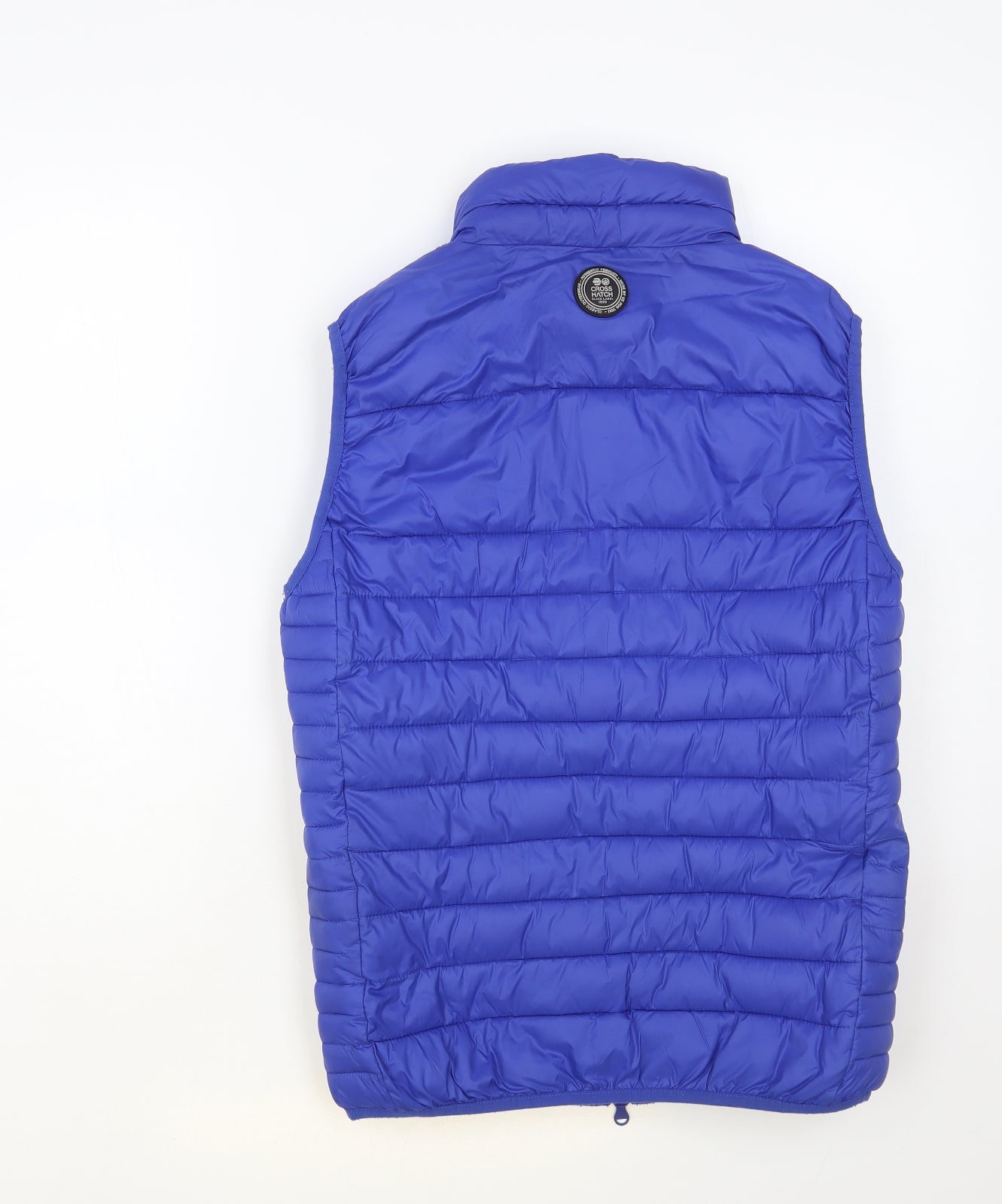 Crosshatch Mens Blue Gilet Coat Size S Zip