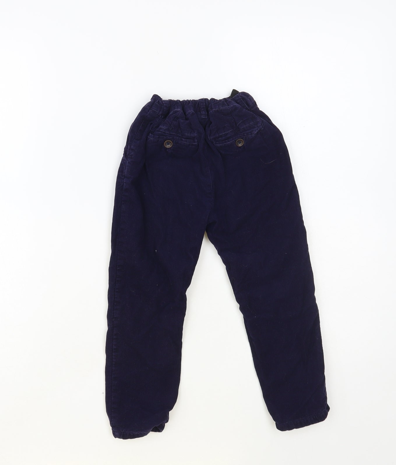 NEXT Boys Blue Cotton Chino Trousers Size 2-3 Years Regular Button