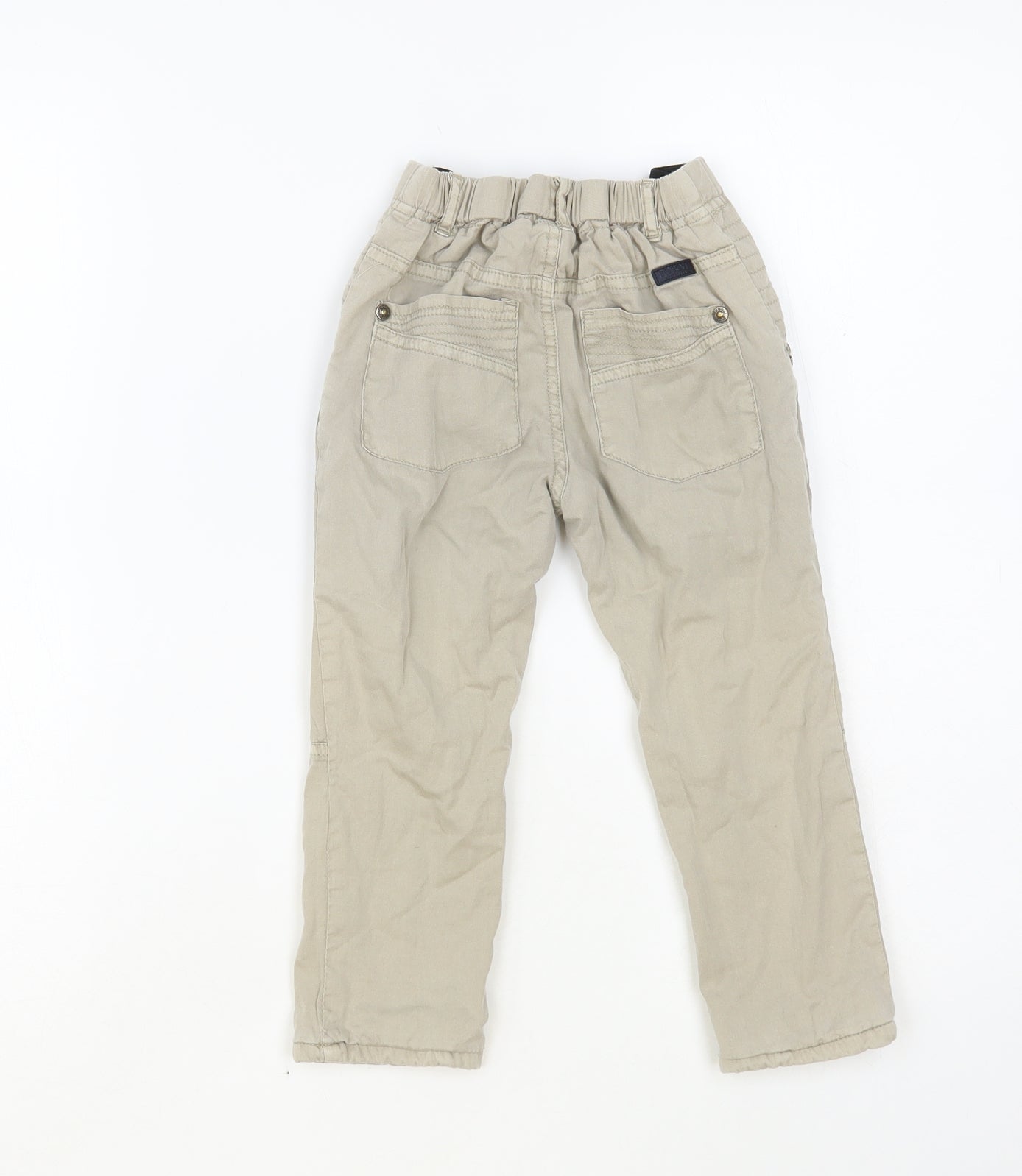 Boboli Boys Grey Cotton Chino Trousers Size 3 Years Regular Pullover