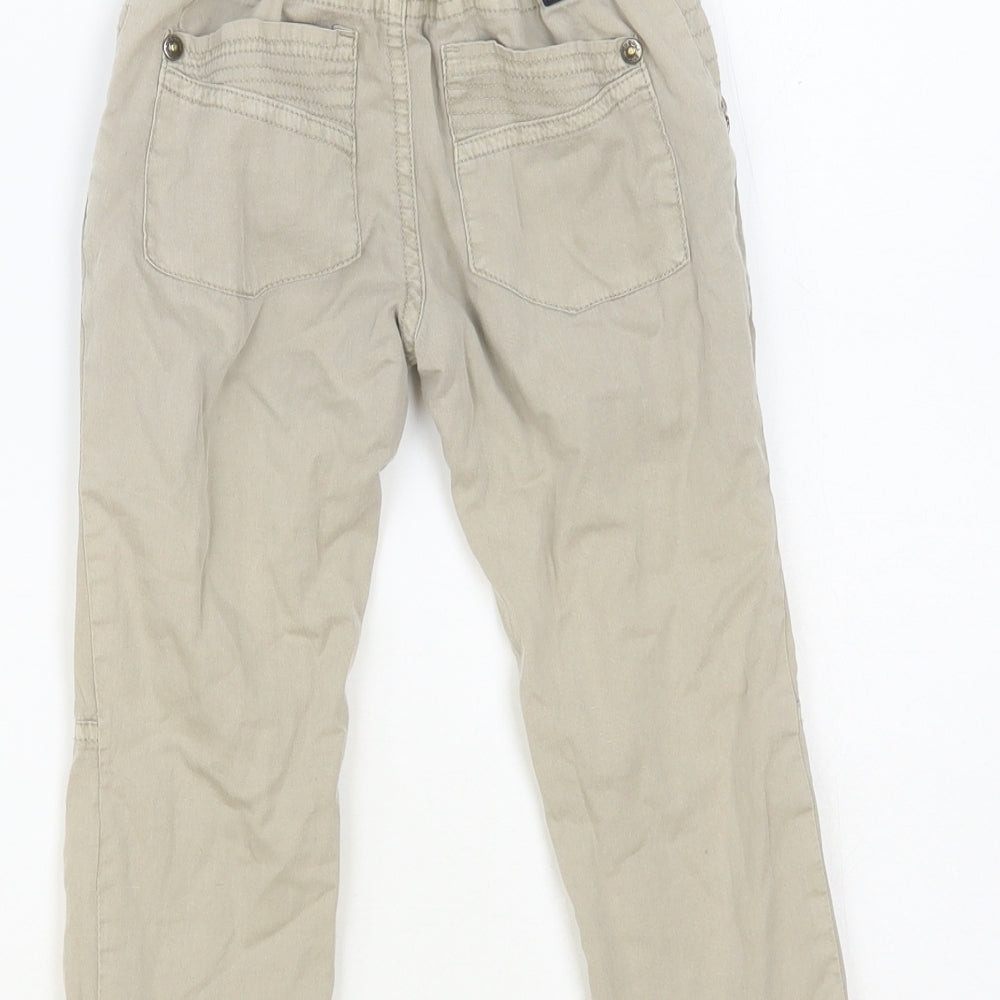 Boboli Boys Grey Cotton Chino Trousers Size 3 Years Regular Pullover