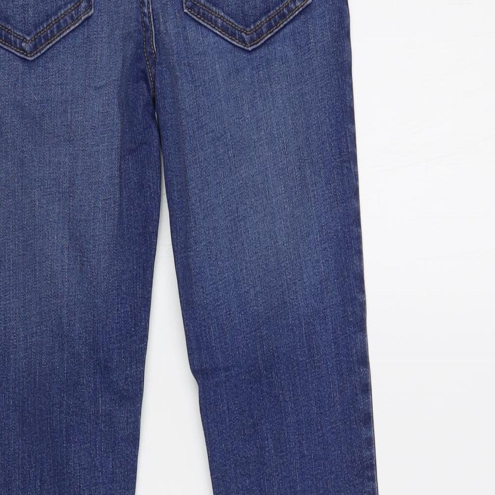 TU Girls Blue Cotton Skinny Jeans Size 10 Years Regular Button