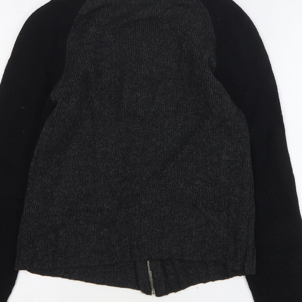 H&M Womens Grey Wood Full Zip Sweatshirt Size M Zip