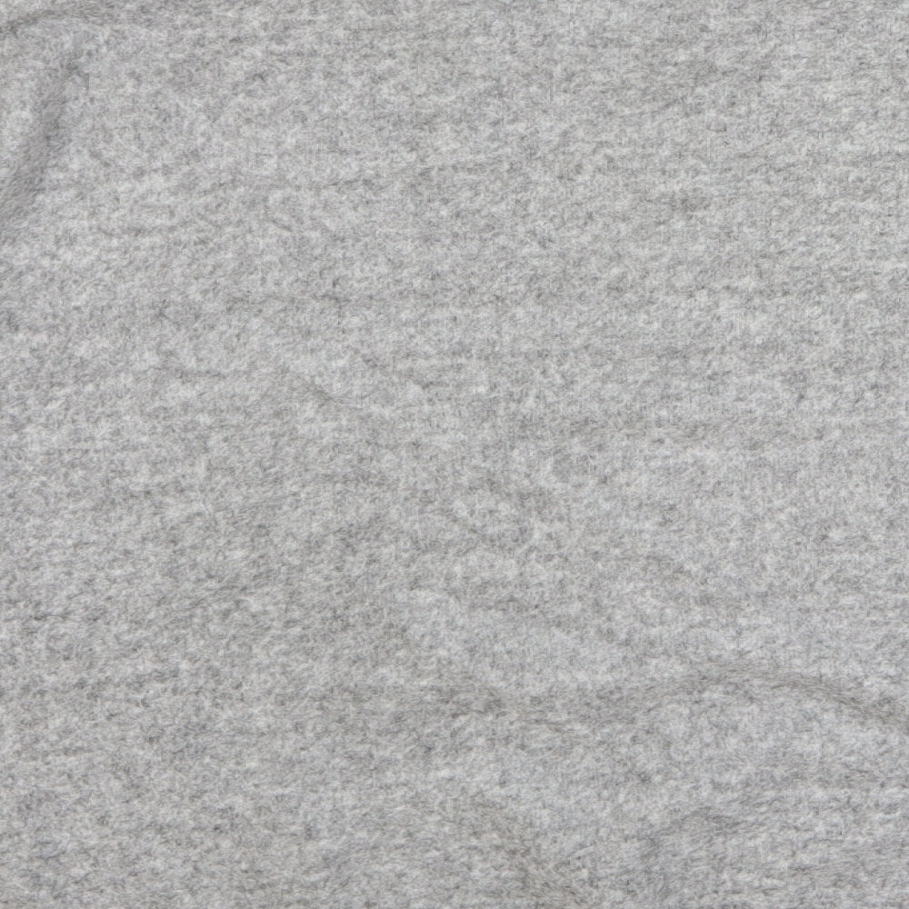 New Look Womens Grey High Neck Viscose Pullover Jumper Size L
