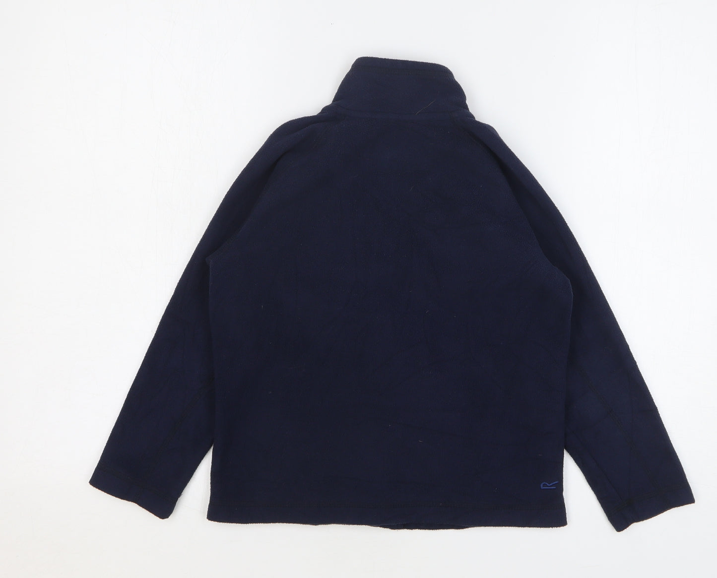 Regatta Boys Blue Polyester Full Zip Sweatshirt Size 7-8 Years Zip