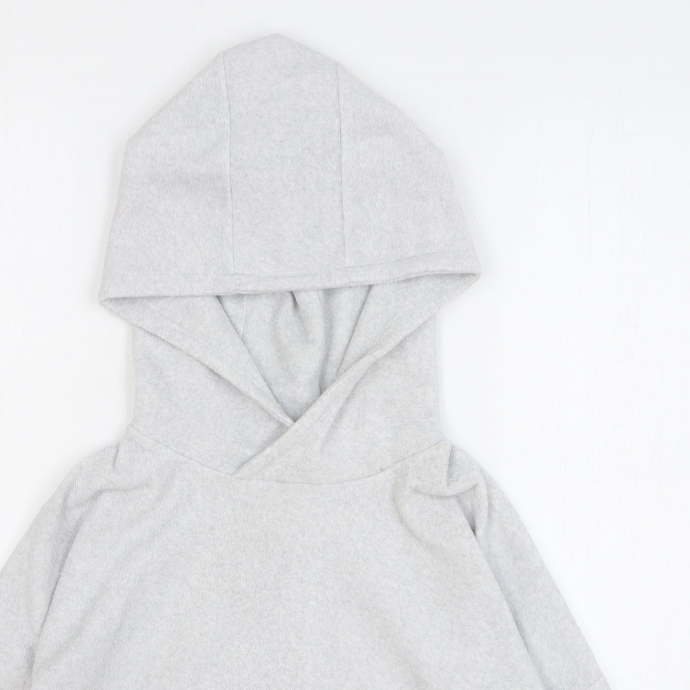NEXT Girls Grey Polyester Pullover Hoodie Size 9 Years Pullover