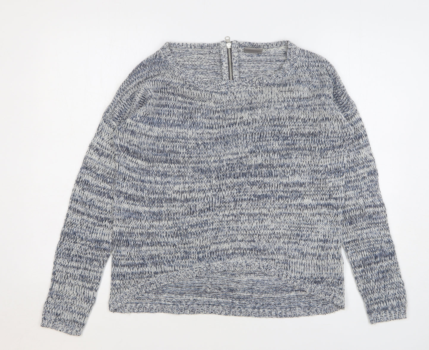 Vero Moda Womens Blue Round Neck Acrylic Cardigan Jumper Size S