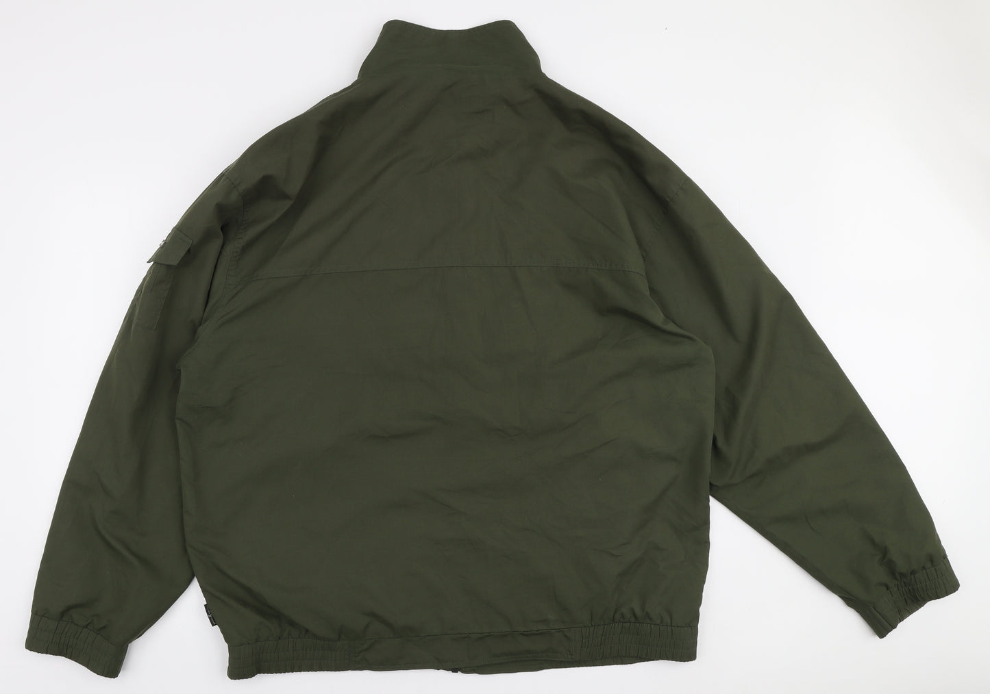 Gentini G Classics Mens Green Windbreaker Jacket Size 2XL Zip