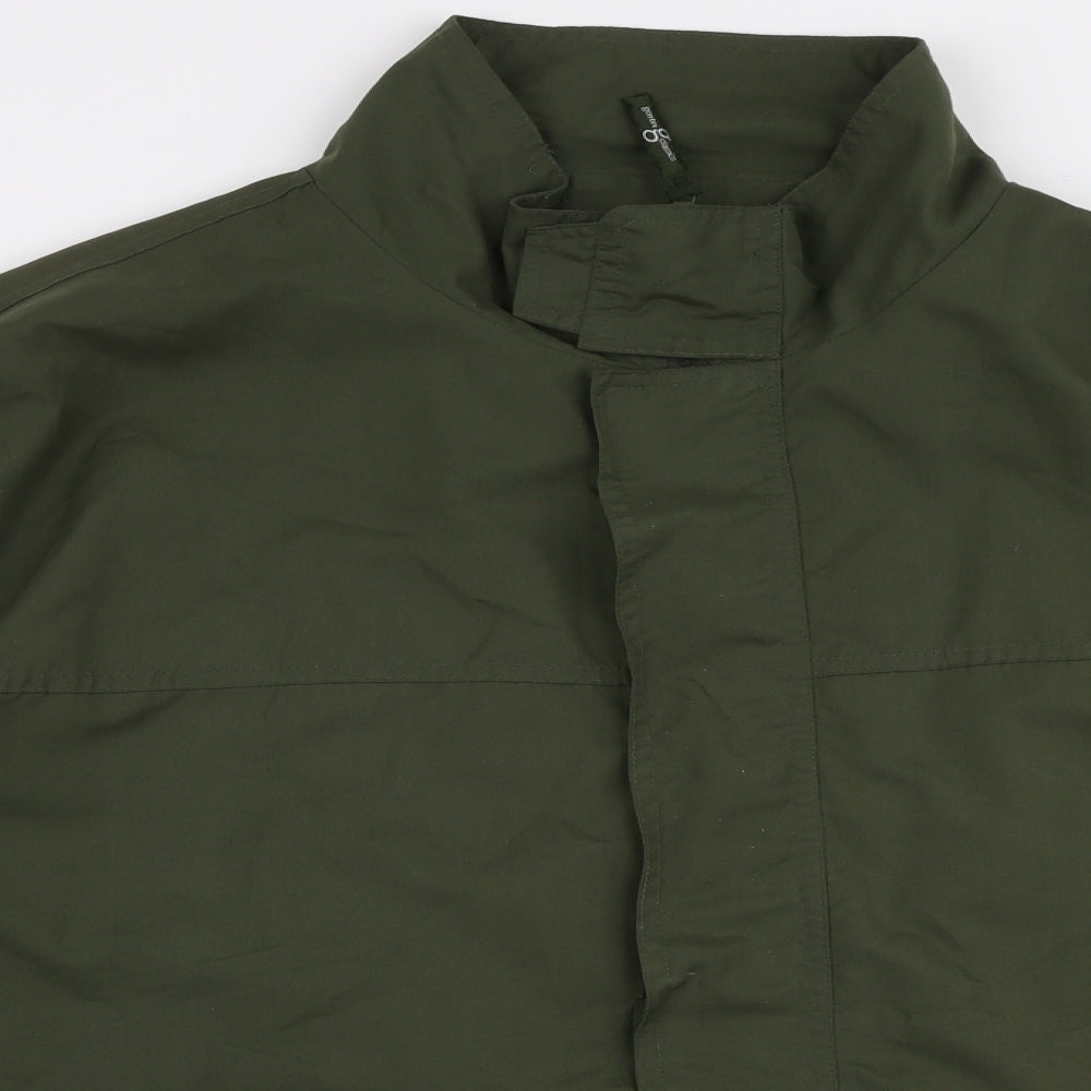 Gentini G Classics Mens Green Windbreaker Jacket Size 2XL Zip