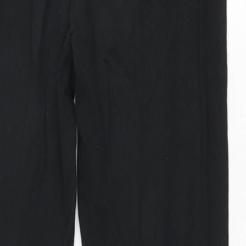 PINK Victoria's Secret Womens Black Cotton Pedal Pusher Leggings Size M L27 in
