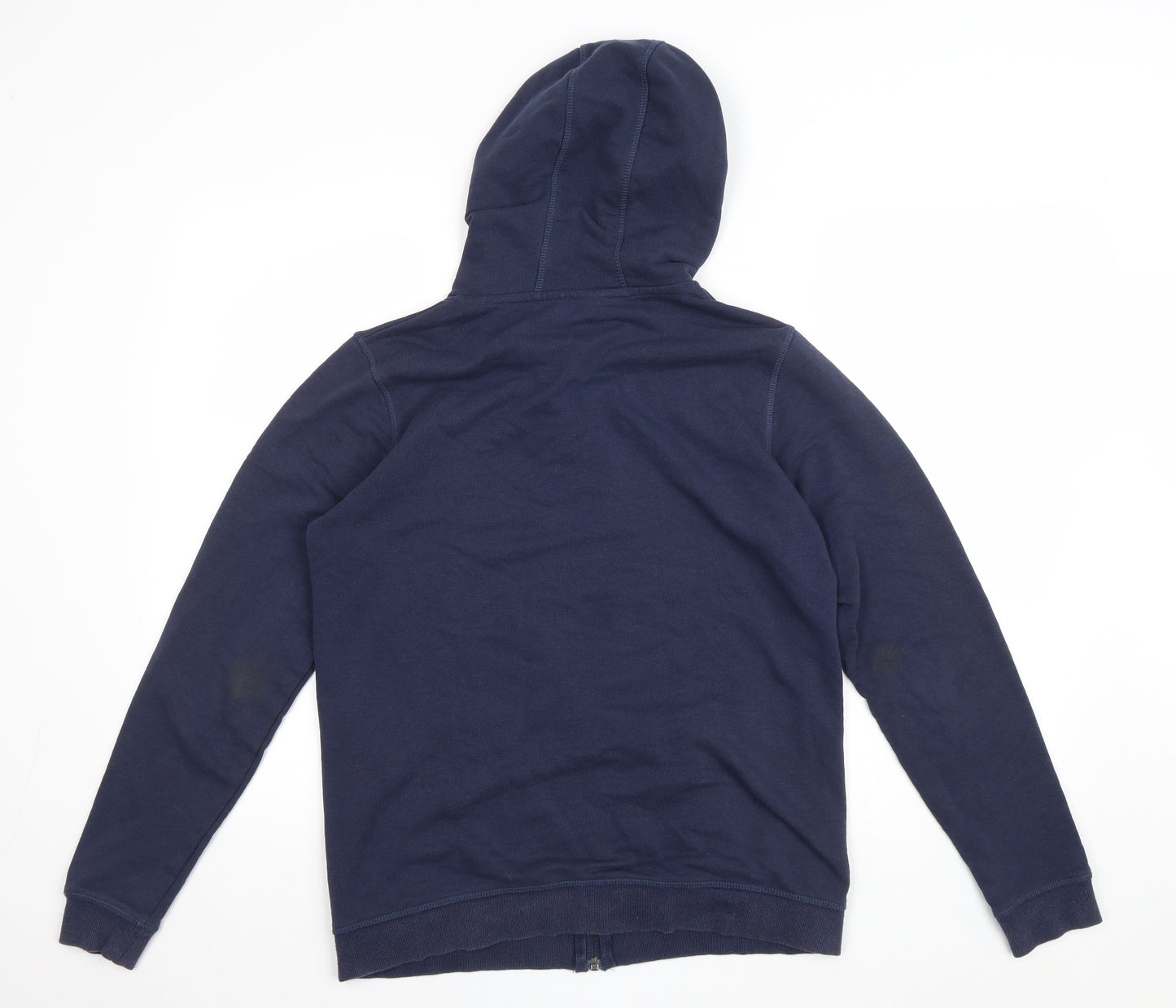 Crivit Womens Blue Cotton Full Zip Hoodie Size 16 Zip