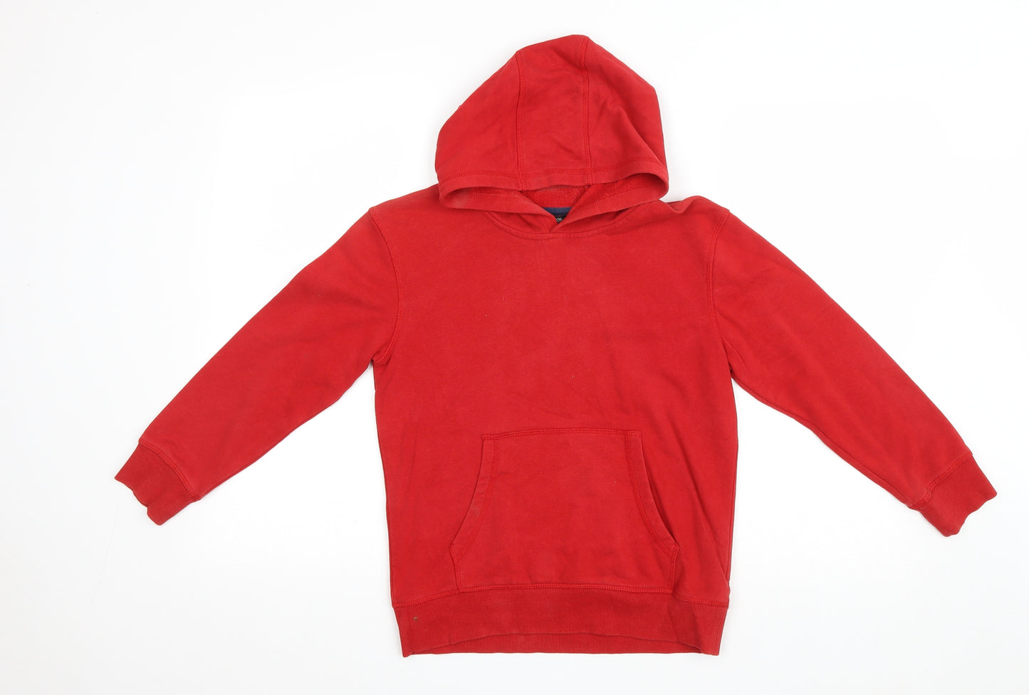 George Boys Red Cotton Pullover Hoodie Size 8-9 Years Pullover
