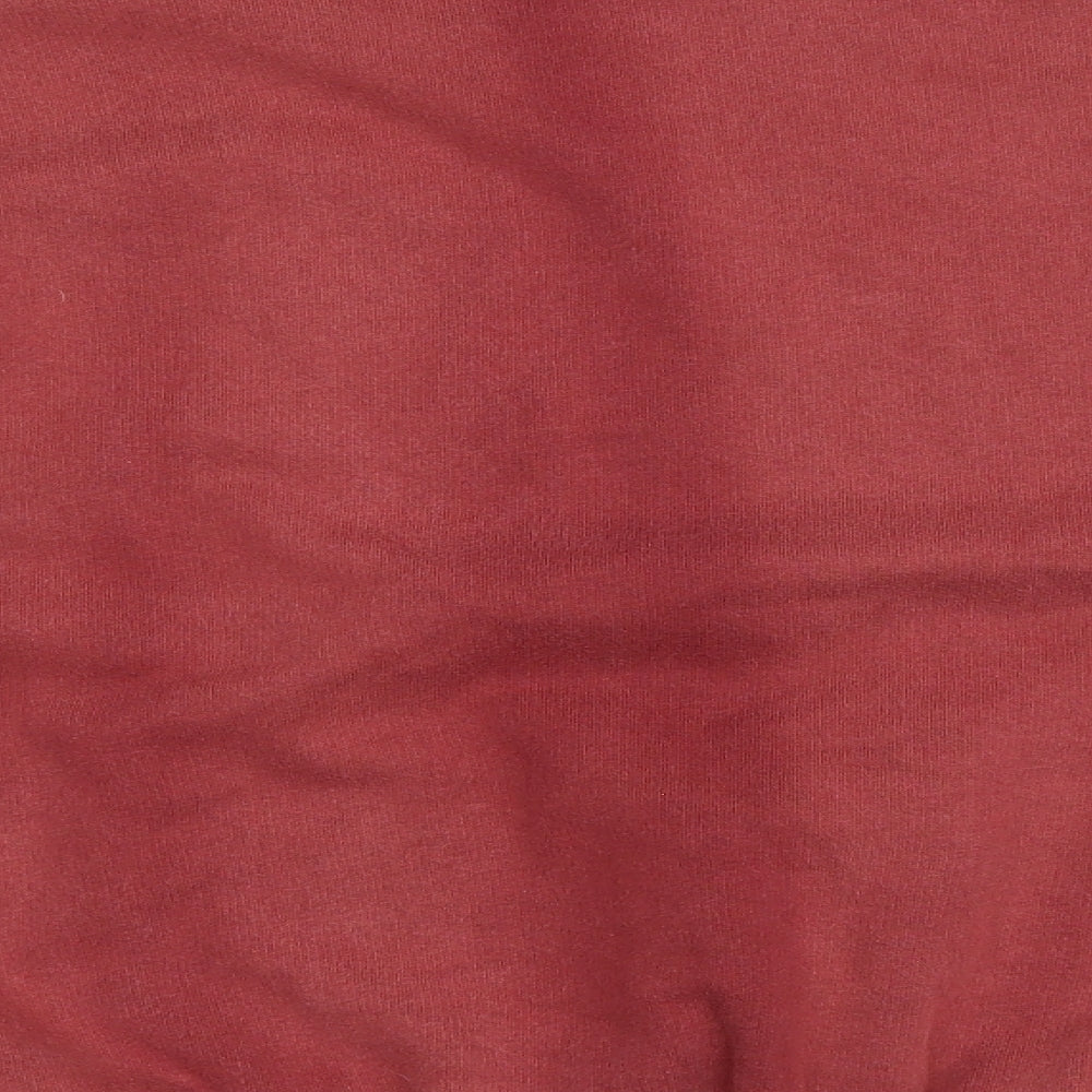 Pull&Bear Womens Red Polyester Pullover Sweatshirt Size M Pullover - West Rock