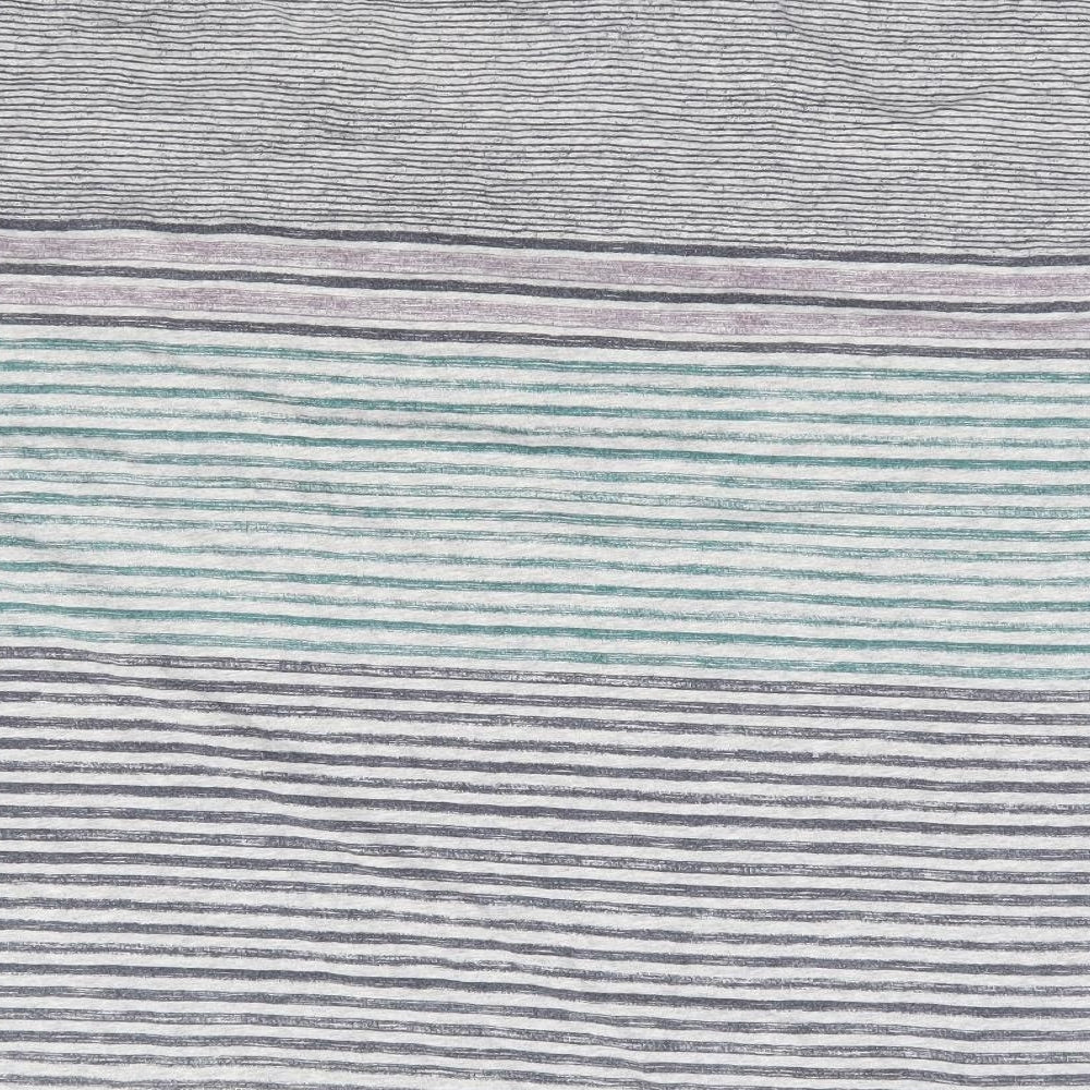 RJR.John Rocha Mens Multicoloured Striped 100% Cotton Polo Size 2XL Collared Button
