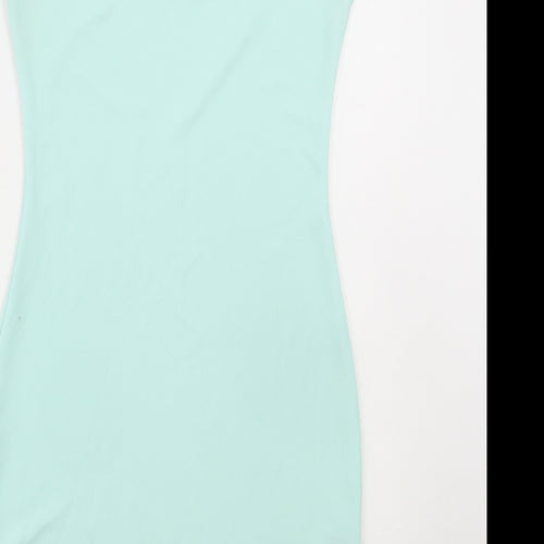 Gems Womens Blue Polyester Mini Size S Round Neck Pullover