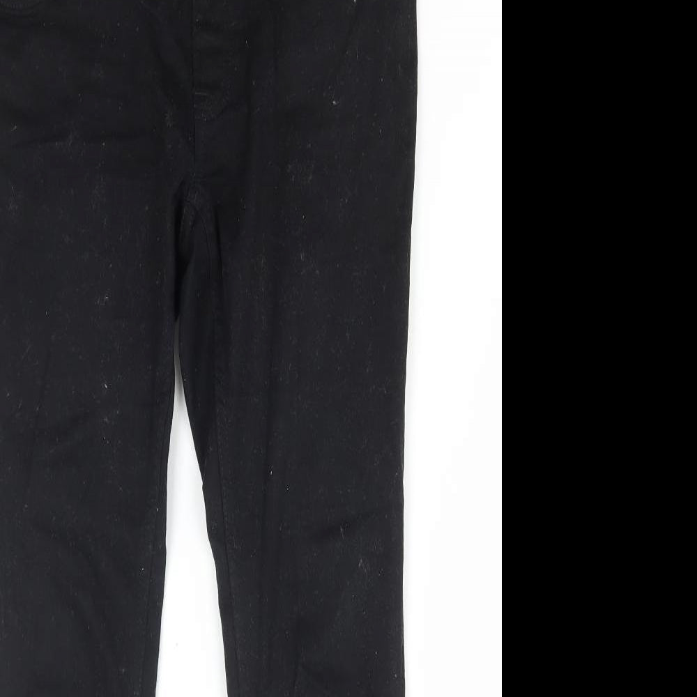New Look Womens Black Cotton Jegging Jeans Size 10 L27 in Regular