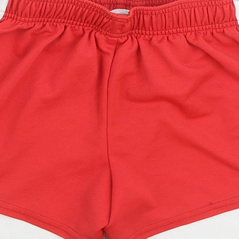 O'Neills Boys Red Polyester Sweat Shorts Size 9-10 Years Regular Drawstring - Tir Eoghain