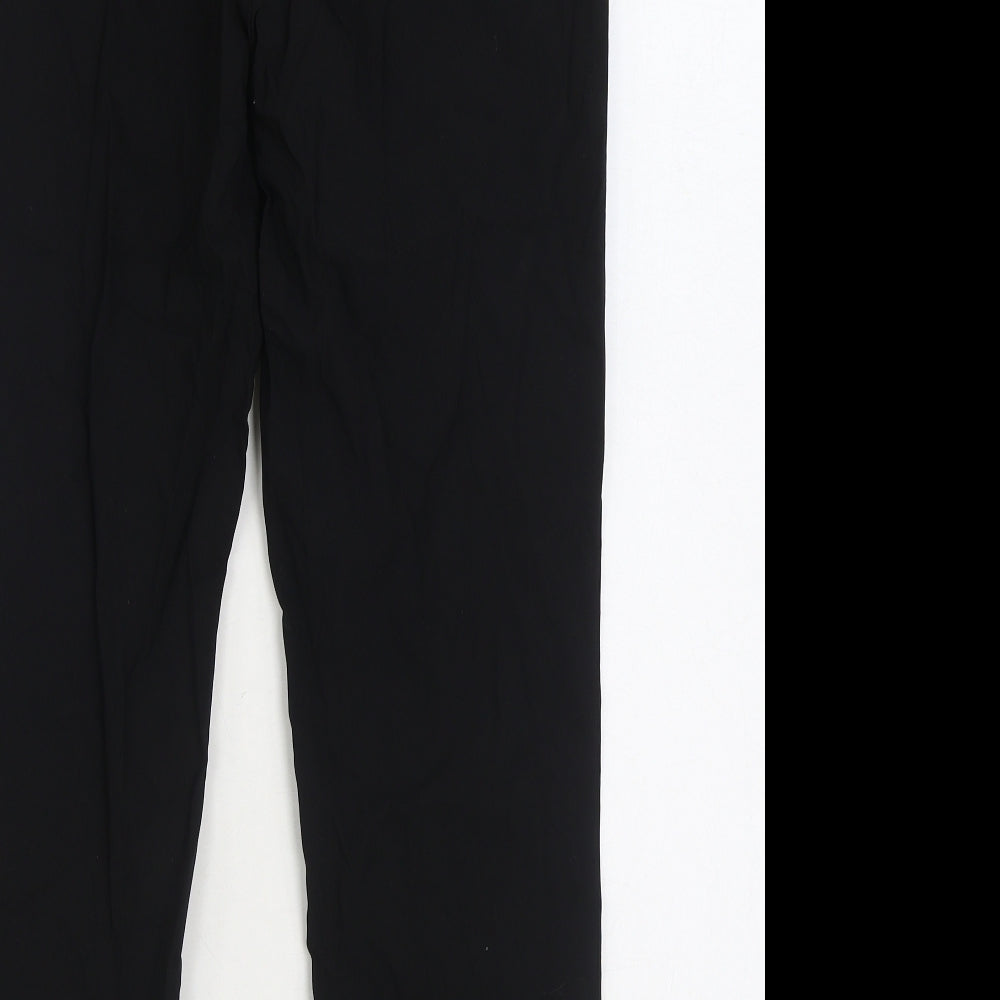 Roman Womens Black Viscose Trousers Size 16 L26 in Regular