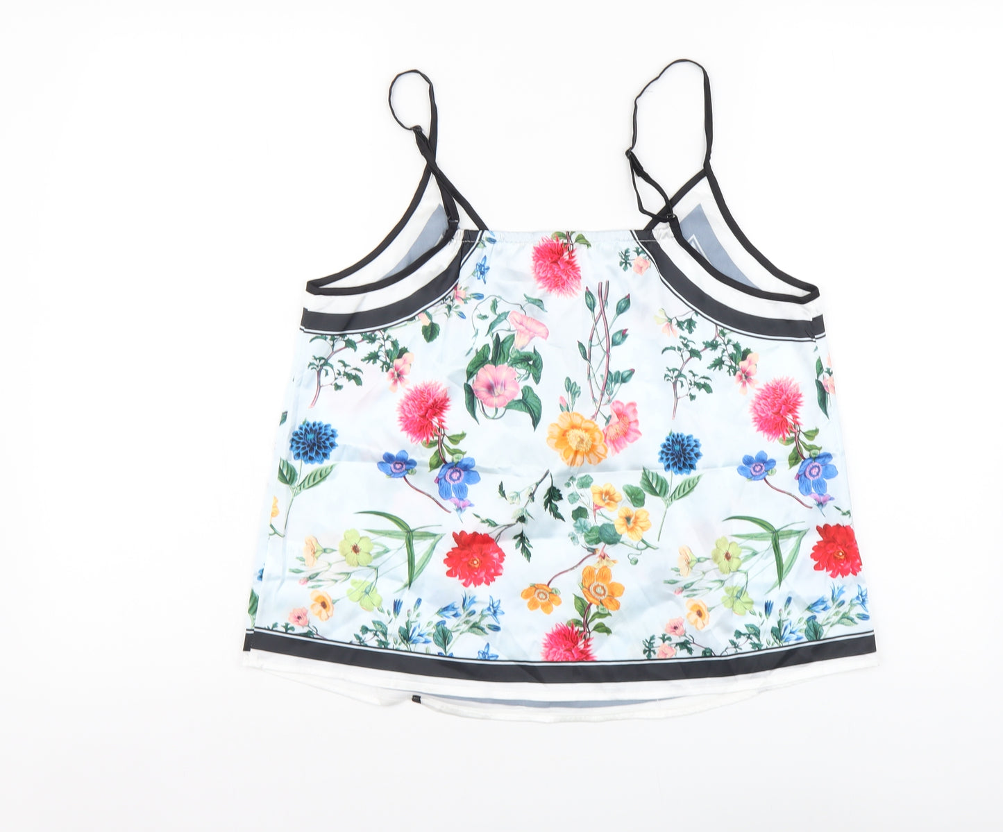 SheIn Womens Multicoloured Floral Polyester Camisole Tank Size S V-Neck