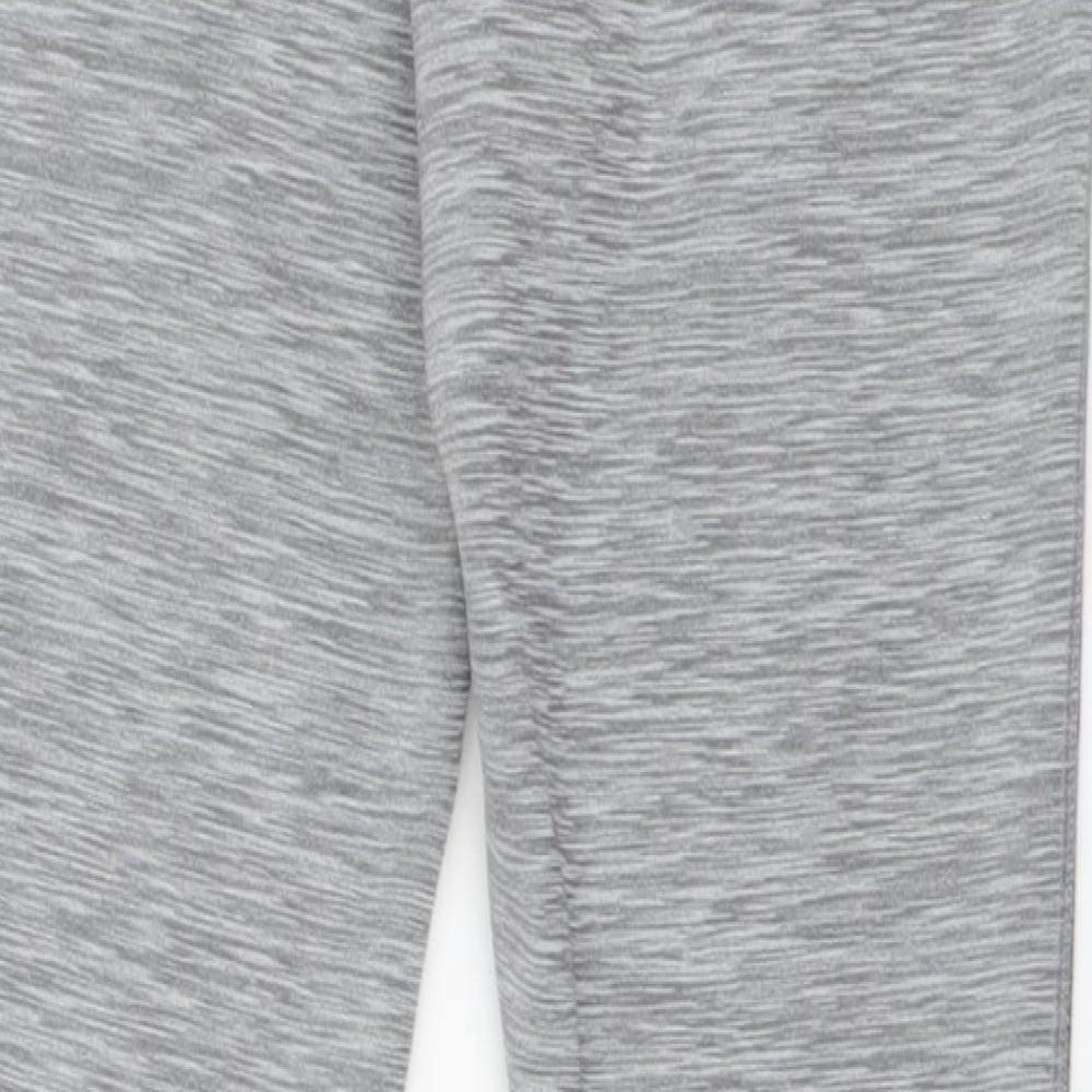 Souluxe Womens Grey Polyester Jogger Leggings Size 12 L27 in Regular Buckle