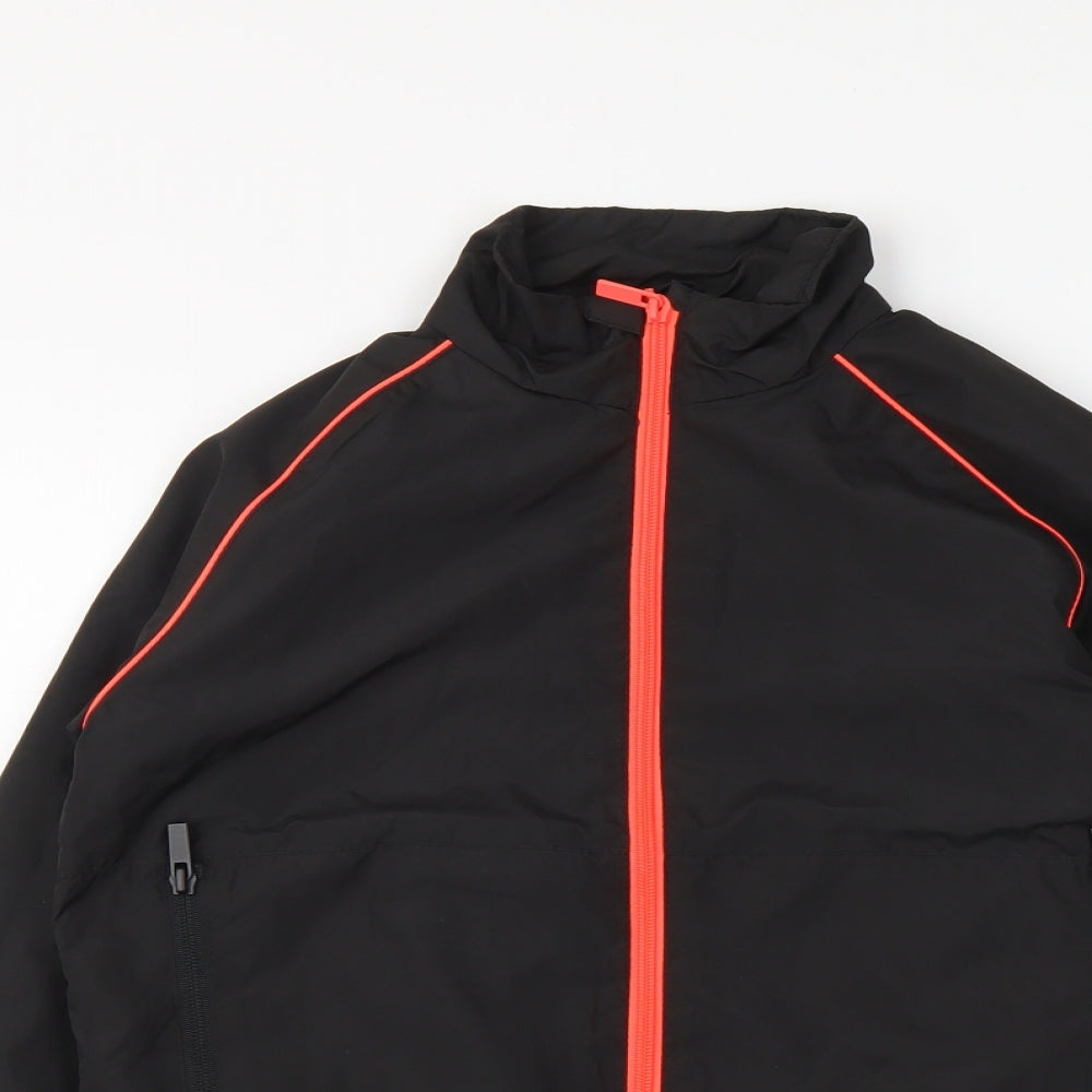 Primark Boys Black Jacket Size 10-11 Years Zip