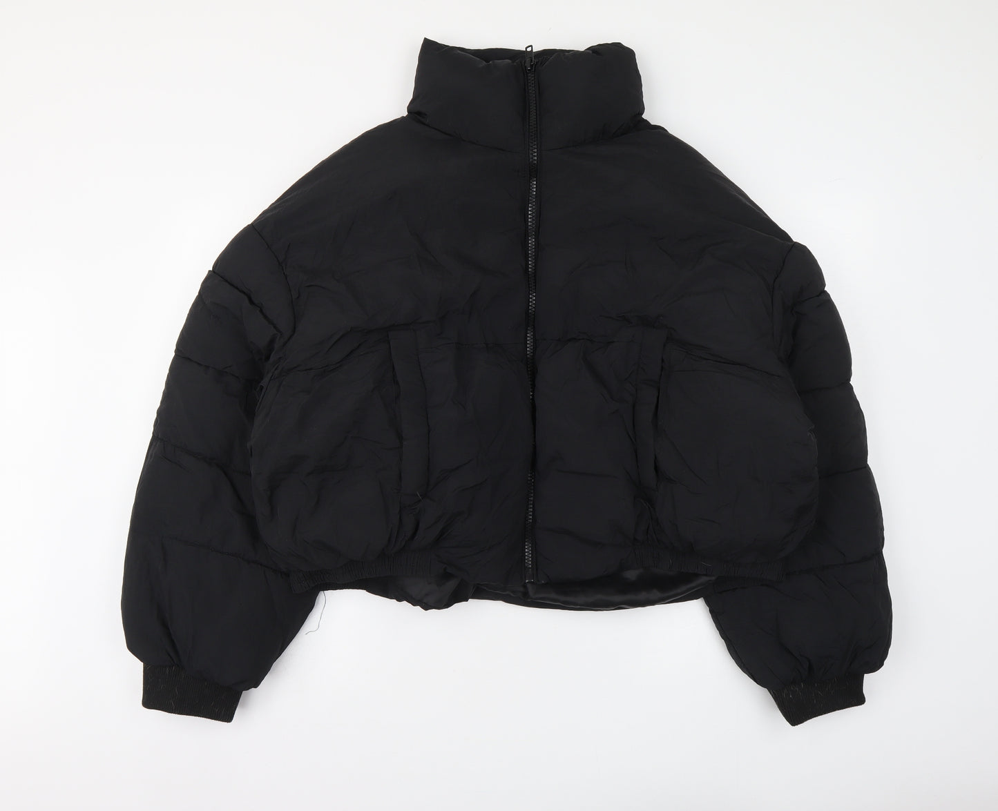 Boohoo Womens Black Jacket Size 20 Zip
