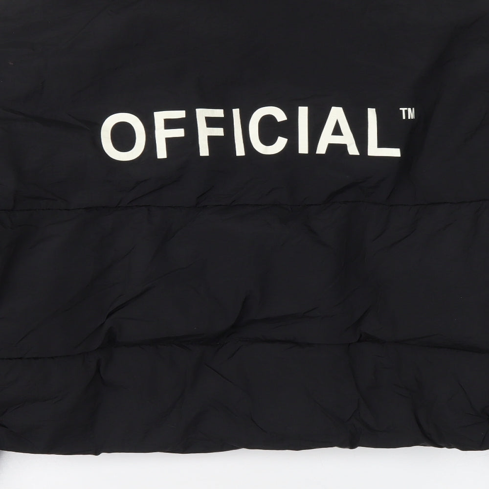 Boohoo Womens Black Jacket Size 20 Zip