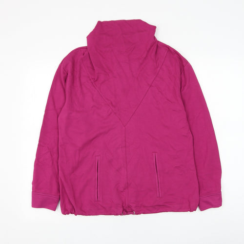 Gallery Womens Pink Viscose Pullover Sweatshirt Size S Pullover