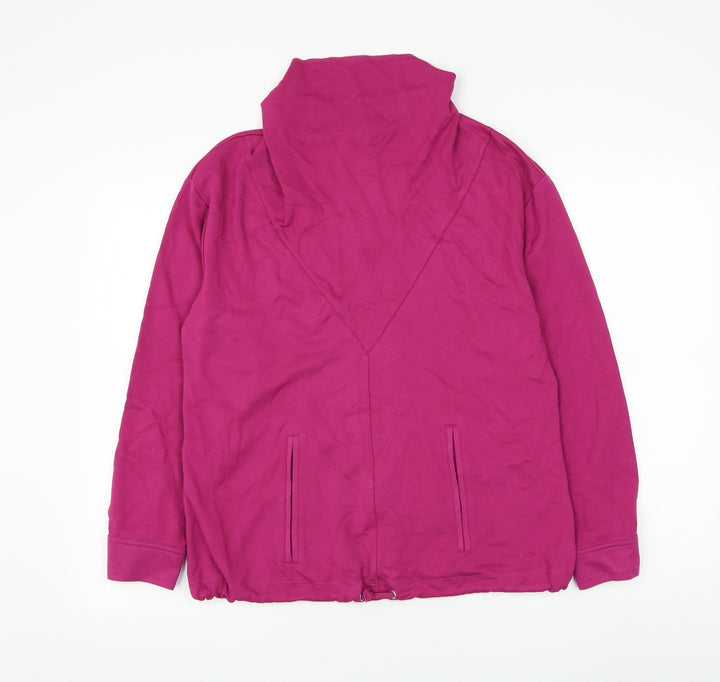 Gallery Womens Pink Viscose Pullover Sweatshirt Size S Pullover