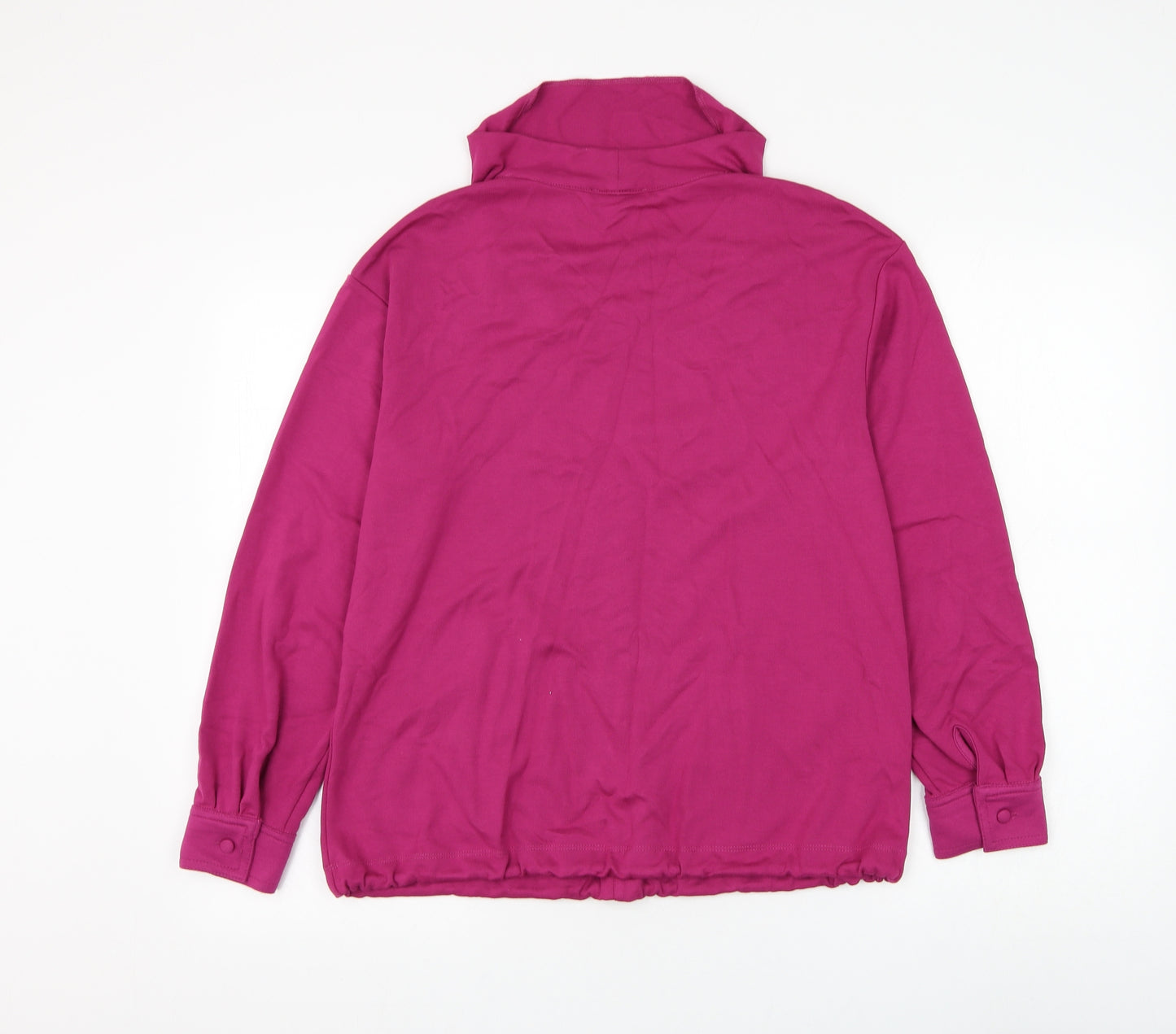 Gallery Womens Pink Viscose Pullover Sweatshirt Size S Pullover