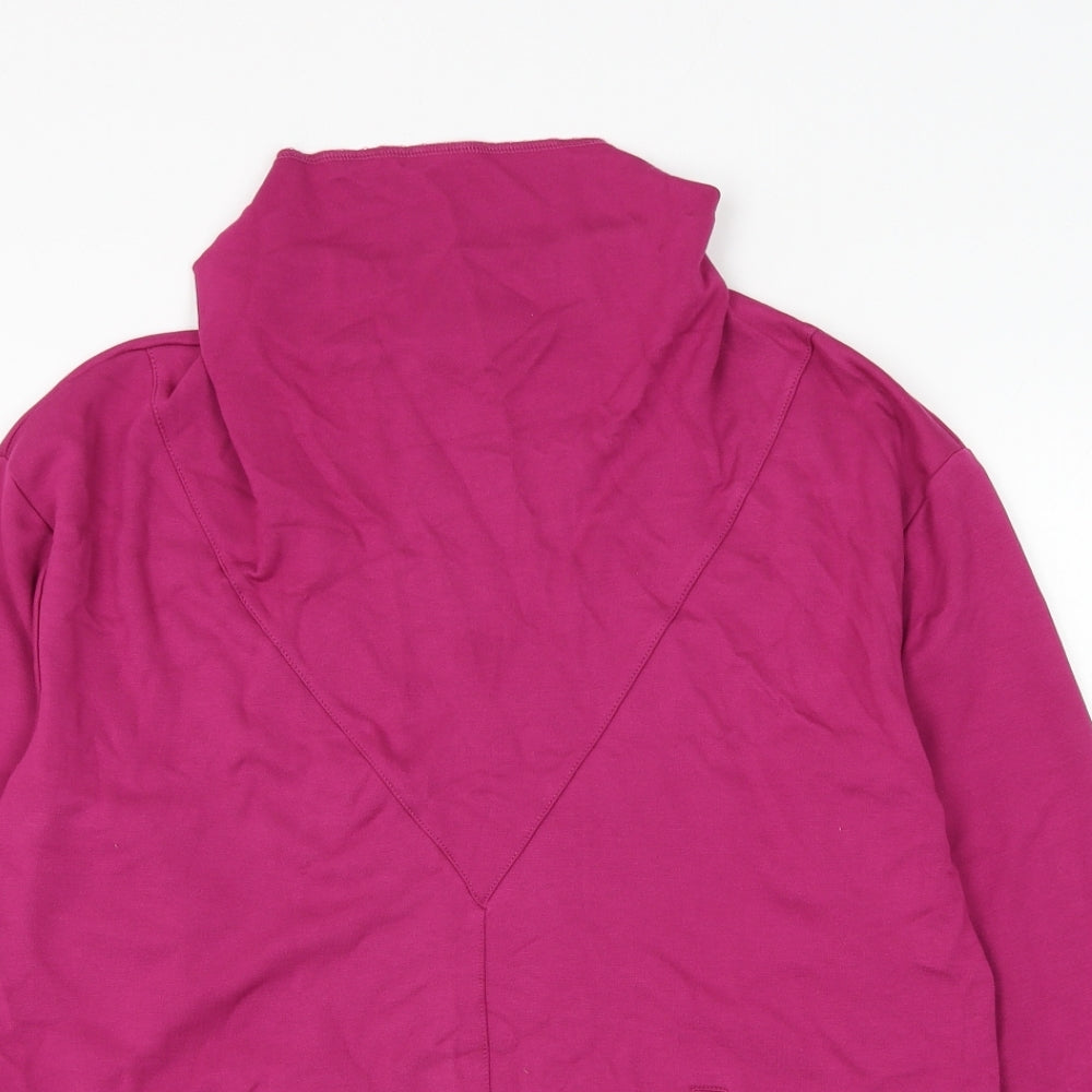 Gallery Womens Pink Viscose Pullover Sweatshirt Size S Pullover
