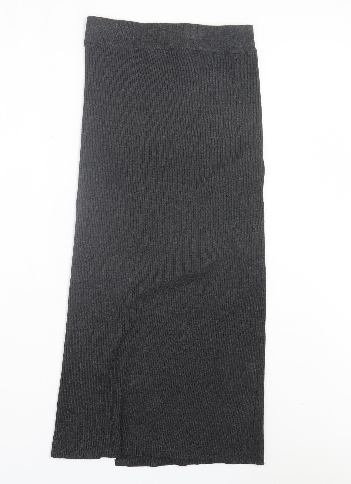 Zara Womens Grey Viscose Straight & Pencil Skirt Size M