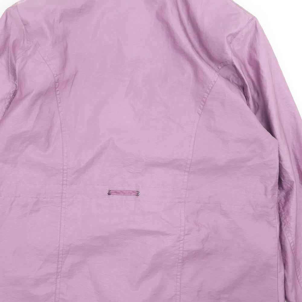 Finesse Womens Purple Jacket Size 14 Zip