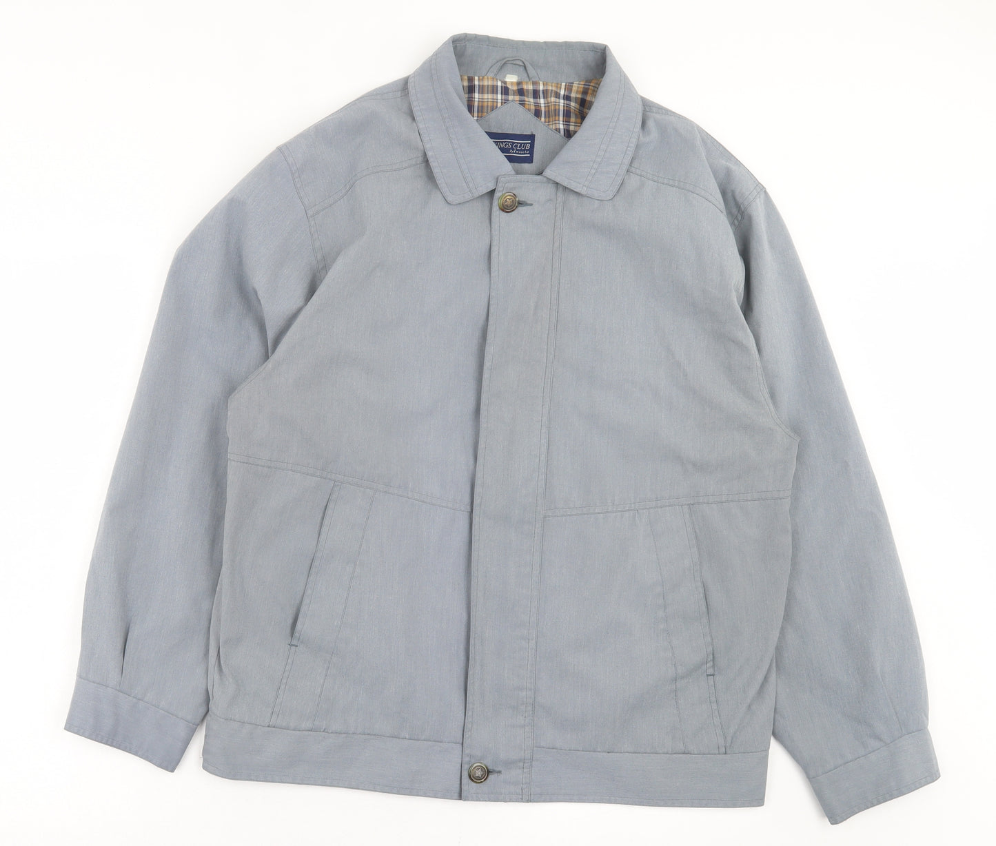 Kings Club Mens Grey Jacket Size M Zip