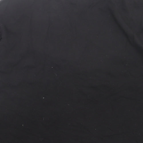 Stradivarius Womens Black Cotton Basic T-Shirt Size 6 Crew Neck - Out Of Service
